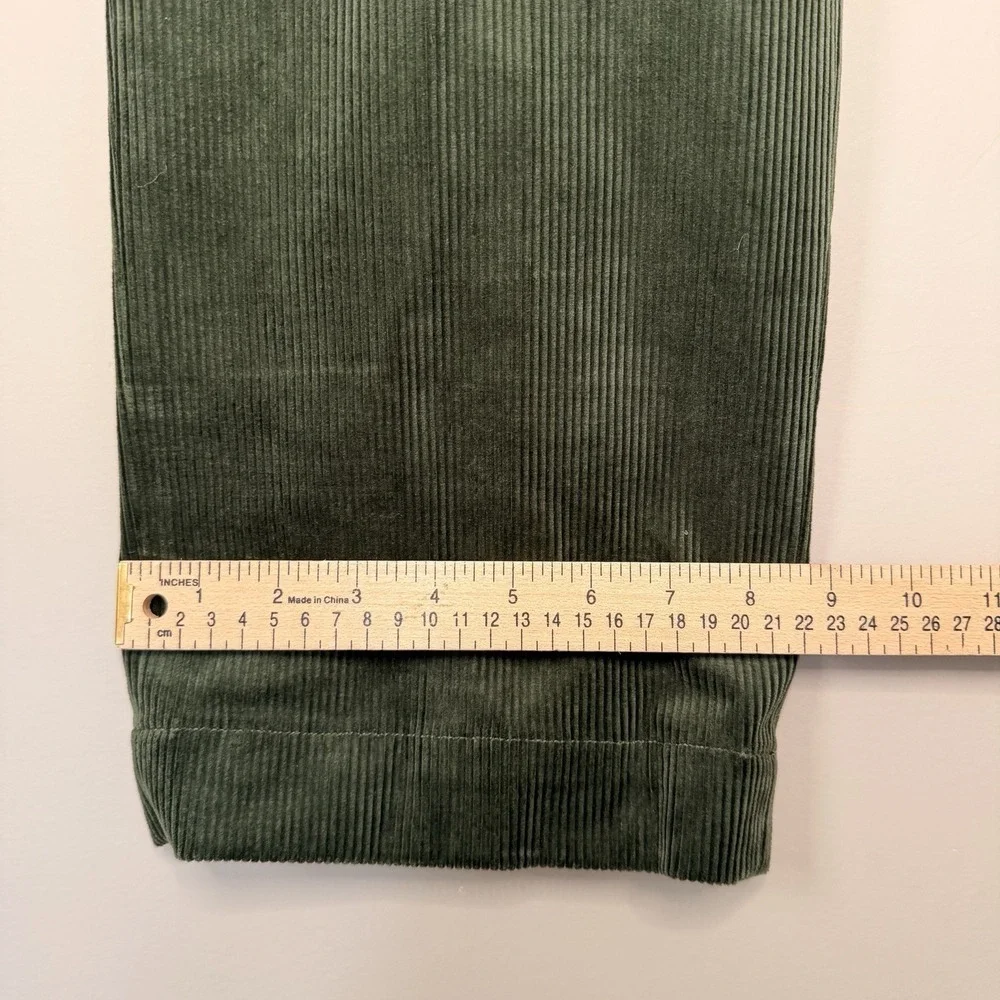 Vintage Polo Ralph Lauren Men's Olive Green Corduroy Classic Fit Pants 36X32 90s